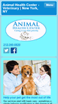 Mobile Screenshot of animalhealthcenternyc.com