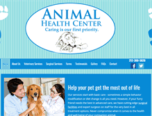 Tablet Screenshot of animalhealthcenternyc.com